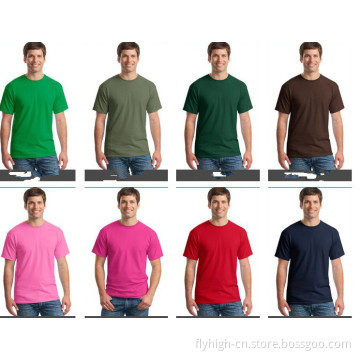Custom Round Neck Cotton Men Plain T Shirt